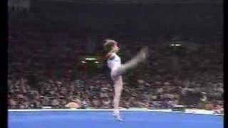 Daniela Silivas FX 1988 Seoul Team Free [upl. by Clarinda]