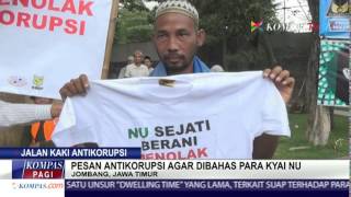 Samsudin Jalan Kaki dari Malang ke Muktamar NU di Jombang [upl. by Gery]