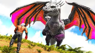 Taming An Absolute MONSTROSITY of a Dragon  ARK MEGA Modded 30 [upl. by Marrissa]