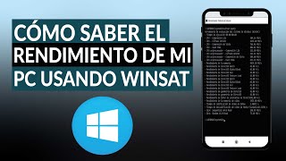 ¿Cómo saber el rendimiento de mi PC usando el comando WINSAT [upl. by Dalpe]