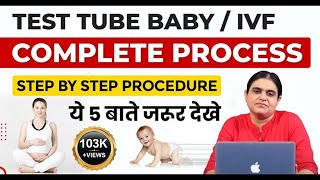 IVF क्या है और कैसे किया जाता है   IVF Process Step by Step in Hindi  Dr Kaberi Banerjee [upl. by Atiken]