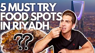 5 MUST TRY Restaurants in Riyadh ULTIMATE Riyadh Food Tour Saudi Food Vlog saudiarabia saudi [upl. by Atinihc]