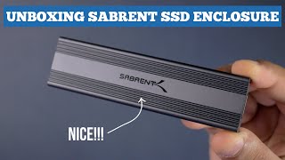 Unboxing SABRENT M2 NVMe and SATA SSD Enclosure [upl. by Acilegna365]