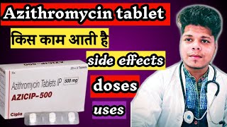 azithromycin tablets ip 500mg hindi  azithromycin 500 mg uses in hindi [upl. by Thirzi]