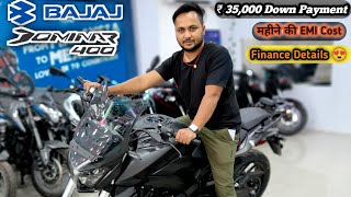 New Bajaj Dominar 400 Bs6 20 Matte Black😍 Down Payment महीने की EMI Cost✔️Document  Loan Details [upl. by Odicalp785]