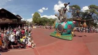 Disney Festival of Fantasy Parade in 4K  360  VR [upl. by Waneta]