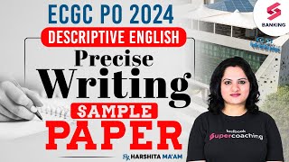 ECGC PO 2024  ECGC PO Descriptive Paper Essay amp Precis Writing  Complete Strategy Harshita Maam [upl. by Rooney]