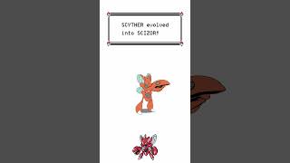 Scyther evolves into Scizor  Pokemon Evolution Animation [upl. by Silas701]