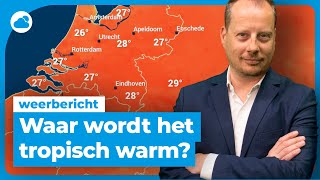 Weerbericht hoe heet gaat het worden 🌡️ [upl. by Aicemak]