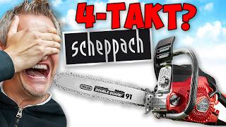 CHINA SCHROTT SCHEPPACH 4TAKT KETTENSÄGE TEST  WERKZEUG NEWS 288 [upl. by Anemolihp]