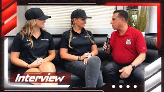 Sienna Wildgust and Erica Enders sitdown interview [upl. by Afatsuom]