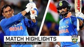 Kohli Dhoni too good for the Aussies  Second Gillette ODI [upl. by Mitchel]