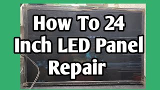 How To 24 Inch LED Panel Repair  v236bj1xc01 Panel Repair  innolux Panel No Display [upl. by Moyer]