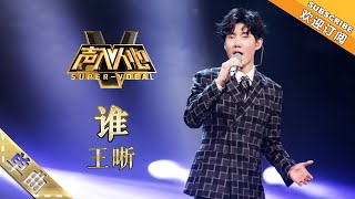 纯享版：王晰《谁》，沉醉在王晰绝美的低音中！单曲纯享《声入人心》SuperVocal【湖南卫视官方HD】 [upl. by Karol]