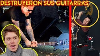 7 Guitarristas Que DESTROZARON Su Guitarra En El Escenario [upl. by Donohue]