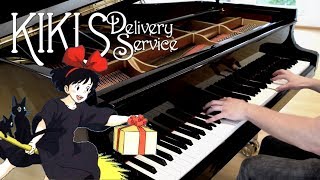 Kikis Delivery Service  A Town With An Ocean View Piano [upl. by Ainahs]