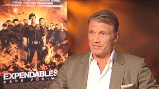 Dolph Lundgren on his relationship with Sylvester Stallone [upl. by Sirad]