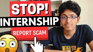 INTERNSHIP SCAMS IN INDIA Stay Aware From Them [upl. by Ernesta]