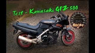 Test  Kawasaki GPZ 500 [upl. by Ahmad271]