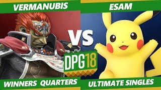 Smash Ultimate Tournament  PG  Esam Pikachu Vs Vermanubis Ganondorf DPOTG18 SSBU WQ [upl. by Pietje]