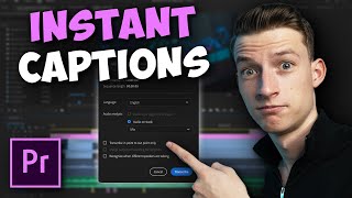 How To Create Animated Subtitles in Adobe Premiere Pro 2023 Fast amp Easy [upl. by Euqinu]