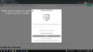How to bypass roblox 2FA [upl. by Etienne]