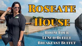 Best 5 star HOTEL in AEROCITY  Room UPGRADE  Breakfast BUFFET at RoseateHotelsResorts [upl. by Crissie]