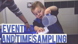 Child development  Event amp Time Sampling observation technique [upl. by Atsok]