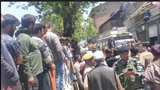 People of Nawakadal srinagar kashmir are protesting against the increase in electricity fee [upl. by Benyamin]