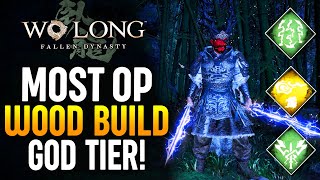 Most OP Wood Build Spirit Break Build MELTS Bosses Best Build in Wo Long [upl. by Paluas]