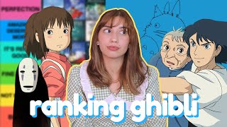 Tier Ranking EVERY Studio Ghibli Movie [upl. by Idihsar]