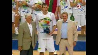 Jonas Valanciunas MVP European U18 Lithuania [upl. by Middleton]