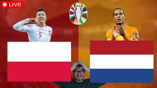 Polen  Niederlande  UEFA EURO 2024 LIVE [upl. by Trinia173]