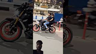 Ladki ko girua bike se  ladki fass gyi rider motovlog bikerider stunt jk02rider143 shorts [upl. by Brady]