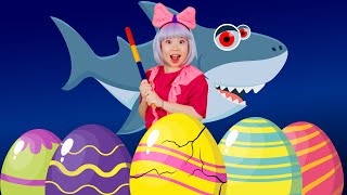 Surprise Eggs  Baby Shark Song  Kids Funny Songs [upl. by Lednar]