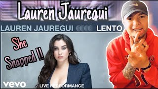 Lauren Jauregui  Lento Live Performance REACTION [upl. by Thormora]