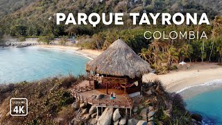 Acampar en Parque Tayrona Colombia 4K 3 DÍAS · CAMINATA ·  · PLAYAS · TIPS [upl. by Ann]