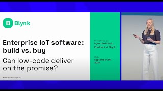 Enterprise IoT Build vs Buy – Does LowCode Deliver on the Promise [upl. by Annaicul]