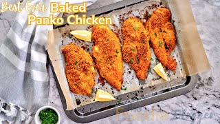 Juicy Panko Chicken in 30 Minutes Oven Baked [upl. by Paolina]