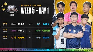 🔴LIVE  MDL PH S4  FILIPINO  Week 5 Day 1 [upl. by Jacqui]