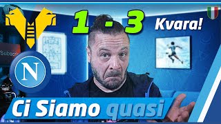 Cajuste MOLTO BENE 👀 Verona Napoli 13 REACTION 🔵 Politano Kvara [upl. by Bright3]