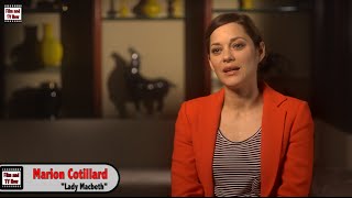 Marion Cotillard OnSet Macbeth Interview [upl. by Kralc]