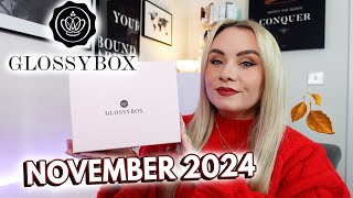 SNEAK PEEK GLOSSYBOX NOVEMBER 2024 UNBOXING 💗 MISS BOUX [upl. by Mulvihill]