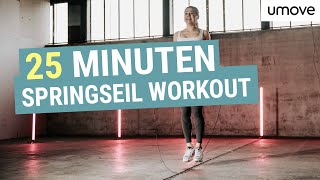 25 MINUTEN SPRINGSEIL CARDIO WORKOUT  Für mehr Ausdauer  umove [upl. by Gnoht]