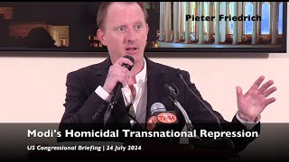 Modis Homicidal Transnational Repression US Congressional Briefing [upl. by Ylrebmyk436]