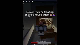 Never trick or treating at bros house again😭🙏🏽 [upl. by Ailiec593]