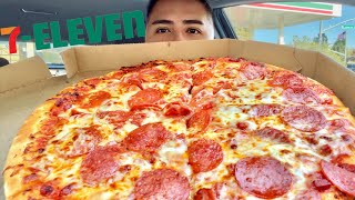 I Tried 7Eleven Pizza For The First Time  Review [upl. by Dael]