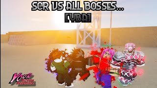 YBA SCR Vs ALL BOSSES [upl. by Mannes]