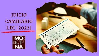 🎓 JUICIO CAMBIARIO LEC arts 819 y siguientes ACTUALIZADA 2022 [upl. by Eitsirk547]