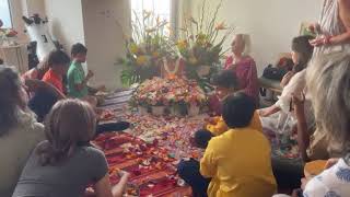 Daily Fire Ceremony in Rockaway Beach NY with the Haidakhandi Universal Ashram [upl. by Anom]